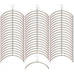 MAWA(マワ) すべり落ちないハンガー 【人体ハンガー60本組】 ブロンズ 119612 40×22×1cm