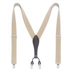 [HISDERN] suspenders Y type 35mm six . clip stability man and woman use resin fast removal and re-installation doesn't rust. shoulder to charge reduction hanging band 