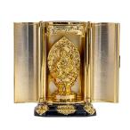仏像 如意輪観音菩薩 厨子入り(金メッキ/24金)_『天台宗・真言宗・臨済宗』 高岡銅器 (にょいりんかんのんぼさつZ)