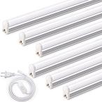 Barrina LED蛍光灯 40形 直管 蛍光灯一体型 120cm T5 6500K 昼光色 2200lm 20W 照明器具 高温に強い 作業場のランプ、天井、キャビネットのダウンライトに適用し