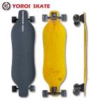 ロングスケートボード YOROI SKATEBOARD RISING 36PP ヨロイスケートボード ライジン 雷神 スノボオフトレ カービング ロンスケ 完成品