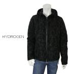 ハイドロゲン Hydrogen  メンズ ジップアップ フーデッド 起毛 中綿 ブルゾン ジャケット アウター カモフラージュ ブラック JACKET BLOUSON