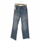 ZARA(ザラ) TRF HIGH RISE WIDE LEG JEANS ワイドカットオフデニム レディ 中古 古着 0405