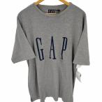 ショッピングGAP Gap(ギャップ) 90s OLD 韓国製  ブランドロゴ刺繍Tシャツ メンズ JPN：L  中古 古着 0423