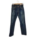 EVISU(エヴィス) LOT2000 道楽 ボタンフライ デニムパンツ メンズ 31X35 中古 古着 0936