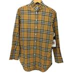 ショッピングBURBERRY BURBERRY LONDON(バーバリーロンドン) ENGLAND ノバチェック スタンドカラーシャツ  中古 古着 0435