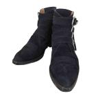 TOGA VIRILIS(トーガビリリース) 4連コンチョベルトスウェードウエスタンブーツ メンズ  39 中古 古着 0719