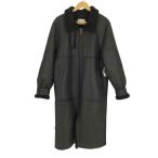 STYLENANDA( стиль наан da) подкладка боа стежок cut off искусственная кожа мутоновое пальто б/у б/у одежда 0903