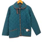 LAVENHAM(ラベンハム) 英国製 キルティングステンカラーコート レディース 36 中古 古着 0448