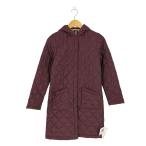 LAVENHAM(ラベンハム) 英国製 スナップボタン フーデッド キルティングコート レディース 36 中古 古着 1044