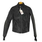RICK OWENS(リックオウエンス) インターシャ レザージャケット メンズ XS 中古 古着 0425