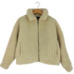 ZARA(ザラ) クロップド パデッド ボアジャケット レディース import:S 中古 古着 0854