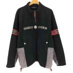 HARDY AMIES SPORT(ハーディエイミス) 異素材 切替 ハーフジップ フリースジャケット メ 中古 古着 1245