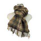 RALPH LAUREN(ラルフローレン) チェックウールフリンジマフラー メンズ 表記無  中古 古着 0304