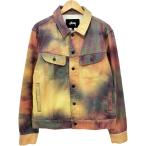 Stussy(ステューシー) TIE DYE TRUCKER JACKET タイダイ染め Gジャン メンズ 中古 古着 0823