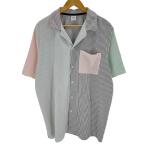 ZARA(ザラ) マルチストライプ オープンカラーシャツ メンズ JPN：XL  中古 古着 0124