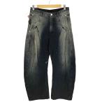 USED古着(ユーズドフルギ) CONZ ダーク ウォッシュ カーブ デニム パンツ メンズ JPN：2  中古 古着 0149