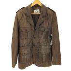 USED古着(ユーズドフルギ) レザーカバーオールジャケット メンズ JPN：S  中古 古着 0906