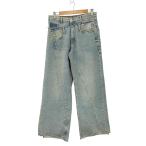 ZARA(ザラ) TRF WIDE-LEG ワイドレッグ ミッドライズ ディストラクト デニム メンズ 中古 古着 0105