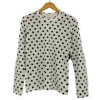 COMME des GARCONS(コムデギャルソン) 水玉 ドット エステル カットソー レディース J 中古 古着 0250