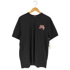 FUBU(フブ) ロゴ刺繍 クルーネック Tシャツ メンズ import:M 中古 古着 0425