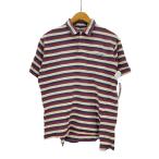 Polo by RALPH LAUREN(ポロバイラルフローレン) USA製 ボーダーポロシャツ メンズ 中古 古着 0309