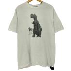 Stussy(ステューシー) ホンジュラス製 恐竜 Tシャツ メンズ import:M 中古 古着 0243