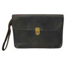 ショッピングused USED古着(ユーズドフルギ) 50S 茶芯 ホースハイド ハンドバッグ メンズ 表記無  中古 古着 0307