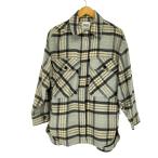 ZARA(ザラ) オーバーサイズチェックシャツジャケット メンズ import:XS 中古 古着 0123