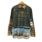ZARA(ザラ) トロンプルイユプリントシャツ メンズ import:M 中古 古着 0342