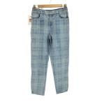 BURBERRY(バーバリー) チェック柄 デニムイージーパンツ レディース 14Y 中古 古着 0145