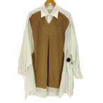 ショッピングマルジェラ Maison Margiela(メゾンマルジェラ) ニットドッキングシャツドレス レディース  xxs 中古 古着 1227