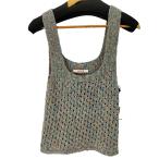 BACCA(baka)me Ran ji сетка майка женский JPN:S б/у б/у одежда 0225