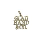 GLADHAND(g Lad рука ) GLAD HAND $ CO Logo серебряный верх мужской надпись нет б/у б/у одежда 0445