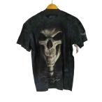 the mountain(ザマウンテン) タイダイ柄 フロントプリント S/S Tシャツ メンズ impo 中古 古着 0425