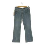 ショッピングused USED古着(ユーズドフルギ) {{LONDON DENIM}} ヘリンボーン ブーツカット フレア デニ 中古 古着 0845