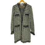ショッピングzara ZARA(ザラ) 千鳥格子 ニットコート レディース  S 中古 古着 0442