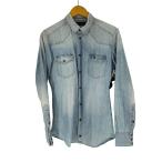 DOLCE&GABBANA(ドルチェアンドガッバーナ) ウエスタン L/S デニムシャツ メンズ  1 中古 古着 0424