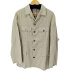 DURBAN(ダーバン)  D'URBAN  リネンサファリジャケット メンズ  LL 中古 古着 0425