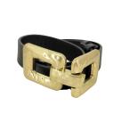 ZARA( Zara ) двойной пряжка искусственная кожа ремень женский 85 б/у б/у одежда 0846