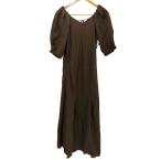 emmi(エミ) ギャザーリネン混ワンピース レディース JPN：0  中古 古着 0425