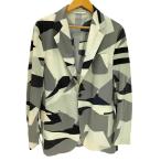 ショッピングハイドロゲン HYDROGEN(ハイドロゲン) イタリア製 カモフラ シングルブレスト 2B サマー テーラードジャケッ 中古 古着 0311