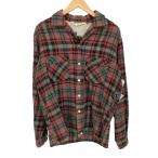 ショッピングused USED古着(ユーズドフルギ) Sportsman CALIFORNIA 50S オープンカラー チェック 中古 古着 0805