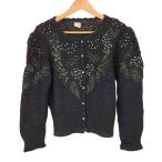 USED古着(ユーズドフルギ) soiree de hiromi ハンドメイド パール シルク混 クルーネ 中古 古着 0425