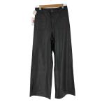 ショッピングzara ZARA(ザラ) ストレートレッグハイウエストフェイクレザーパンツ レディース  38 中古 古着 0311