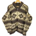 ショッピングカウチン USED古着(ユーズドフルギ) アルミYKK カウチンニットセーター メンズ 表記無  中古 古着 0546