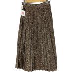 ショッピングzara ZARA(ザラ) パイソン柄 プリーツスカート レディース  S 中古 古着 0543