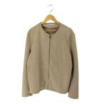 ショッピングzara ZARA(ザラ) ノーカラー フェイクスウェード ジャケット メンズ import：XL  中古 古着 0424
