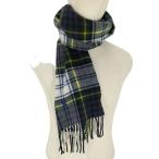 POLO RALPH LAUREN(ポロラルフローレン) イタリア製 ポニー刺繍 ウールチェックマフラー  中古 古着 0348