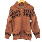 ショッピングカウチン pearl diver(パールダイバー) 90S TALONジップ カウチンセーター メンズ import 中古 古着 0705